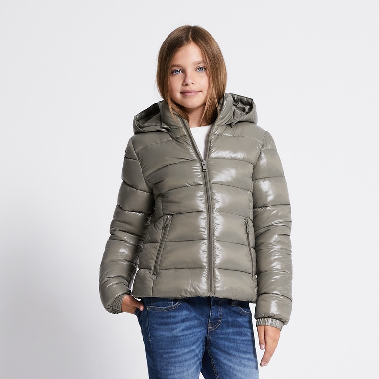 Short puffer jacket "Nikki star" Green